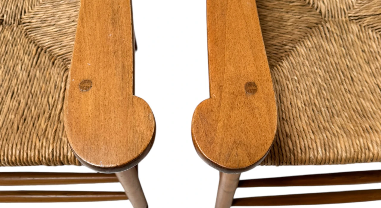 Two Art Nouveau Brabant Club Chairs or Easy Chairs by Willem Penaat, 1900s